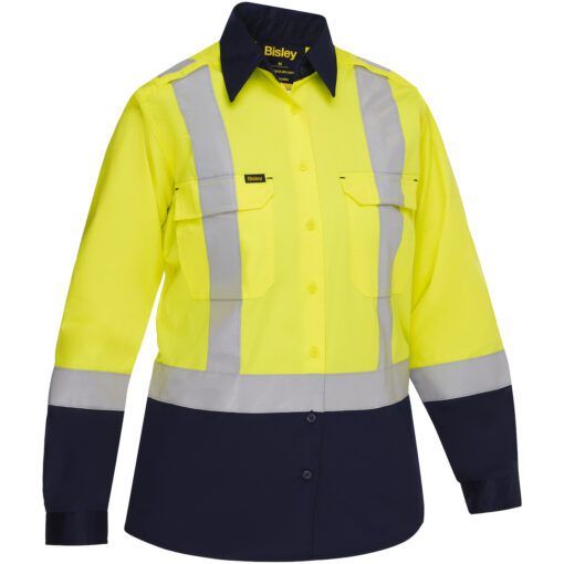 Bisley® - 312W6367H Class 2 Women's Vented Long Sleeve Button Down