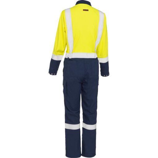 Bisley® - 385WFRHC - AR/FR Women's Ripstop Coverall with Navy Bottom - Image 2