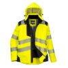 PORTWEST PW382 - PW3 Hi-Vis Women's Winter Jacket -Yellow/Black