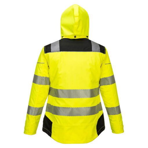 PORTWEST PW382 - PW3 Hi-Vis Women's Winter Jacket Yellow/Black - Image 3