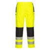 PW386 - PW3 Hi-Vis Women's Rain Pants Yellow/Black