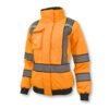 Radians SJ930-3 Women's Class 3 Quilted Bomber Jacket - Hi Vis Orange