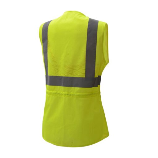 GSS Safety 7803 Class 2 Ladies Vest - Lime Green - Image 4