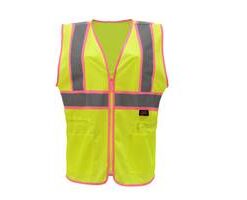 GSS Safety 7805 Class 2 Two Tone Ladies Vest - Lime