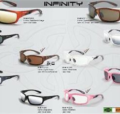 Choose safety and comfort with the CrossFire Infinity Safety Glass Series. This design exceeds ANSI standards and is perfect for daily use. 🕶️