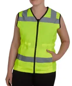 UHV662 HiVis Women's Nylon Vest with Pockets