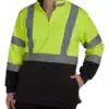 UHV667 HiVis Women's 1/4 Zip Soft Shell