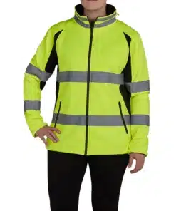 UHV668 HiVis Women's Full Zip Soft Shell Jacket