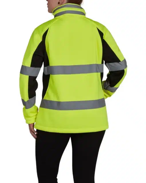 Utility Pro - UHV668 HiVis Women's Full Zip Soft Shell Jacket - Image 3